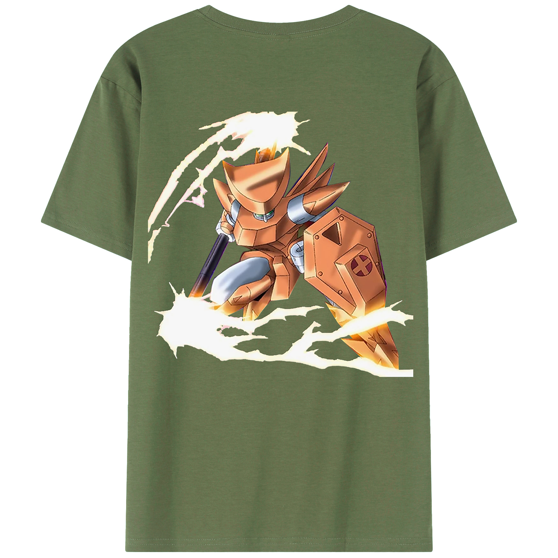 （画像用） 遊☆戯☆王 Yu-Gi-Oh! 綿100％ メンズ半袖Tシャツ（バックプリント） 通気性